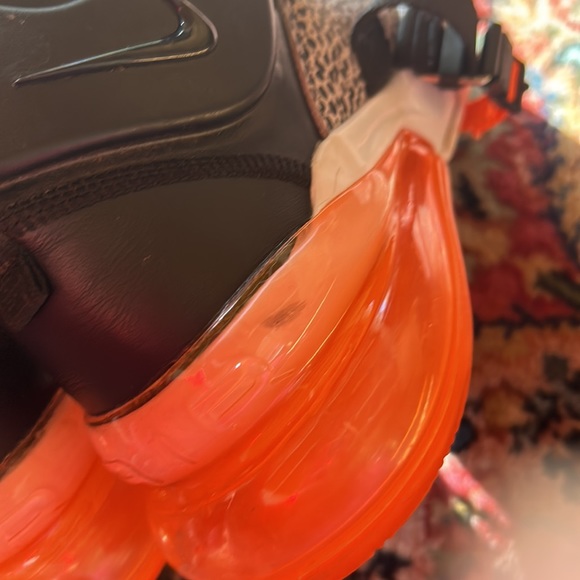 Nike Air Force 270 Safari Mens 7.5 Sneakers Black Hyper Crimson Wolf Grey White - Picture 6 of 8